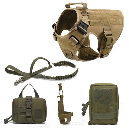 Taktisches Hundegeschirr mit 5-teiligem Outdoor-Set