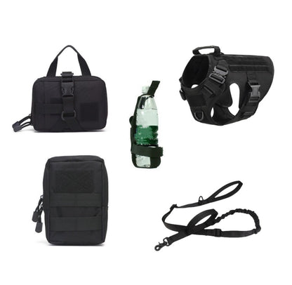 Taktisches Hundegeschirr mit 5-teiligem Outdoor-Set
